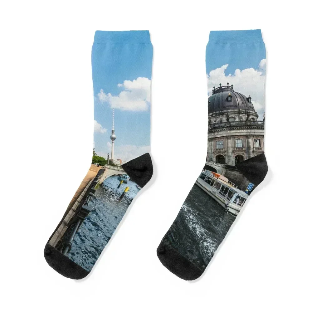 

Berlin Downtown Socks with print floral Toe sports Male Socks Women's