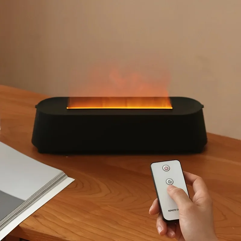 1 st 6.76 Oz USB Vulkaan Luchtbevochtiger 7 Kleur LED Licht Grote Capaciteit Essentiële Olie Geur Luchtbevochtiger Voor Winter Valentijnsdag Da