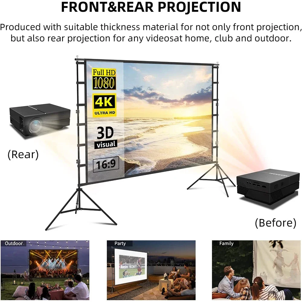 Thumbnail 4 - #19 Latest Projection Screen Stands Price Drops