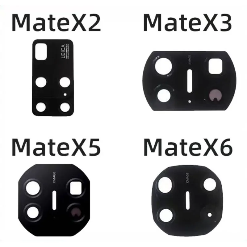 Replacement Rear Lens Glass For Huawei Mate X2 X3 X5 X6 XT X7 Back Camera Glass Lens Cover Repair Spare Parts