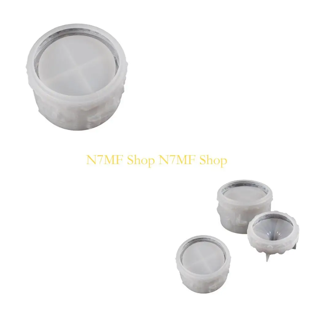 

N7MF DIY REASE Плесени мягкие силиконовые формы с крышкой для шкатулки для хранения ювелирных изделий из каруселей
