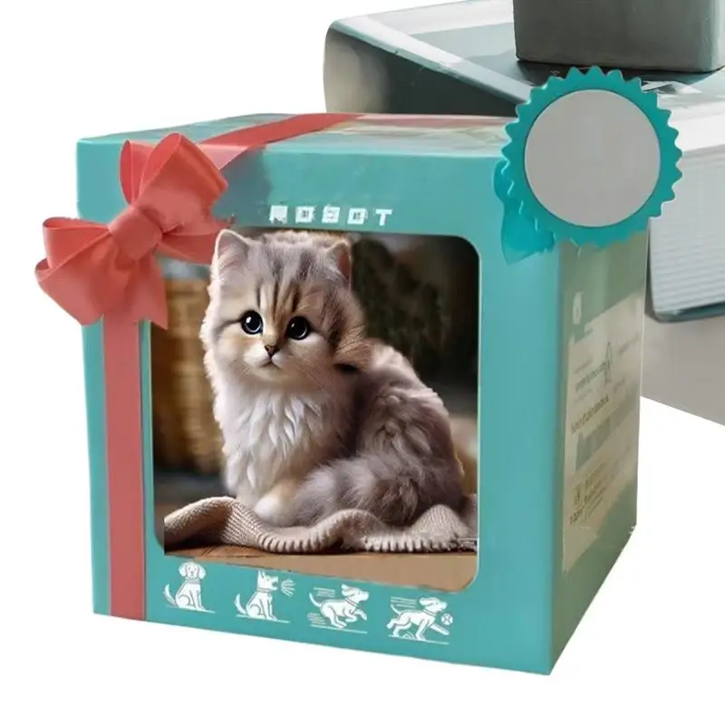 

Cat Robot Interactive Companion Robot Cat Pets Realistic Stuffed Interactive Robotic Emotional Toy For Adults Kids Girls Seniors