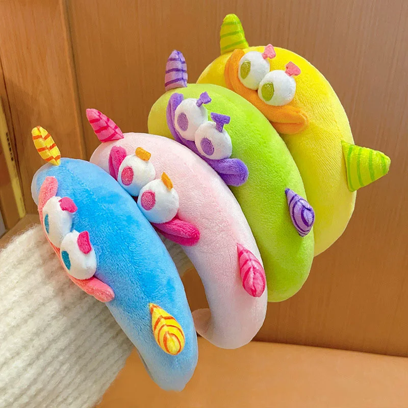 Cute Cartoon Big Mouth Monster Headband Women's Face Washing Hair Pressing Headband