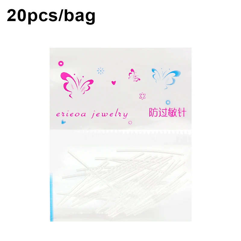 Women's Hypoallergenic Transparent Soft Stud Earrings