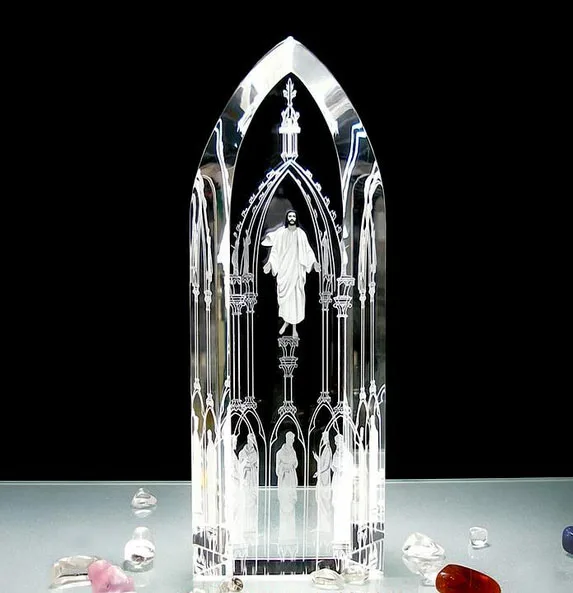 

GOOD Jesus 12 Saints 3D Crystal ART# Christianism Catholicism Christ bless Home Church Religious Praying art holy statue- large