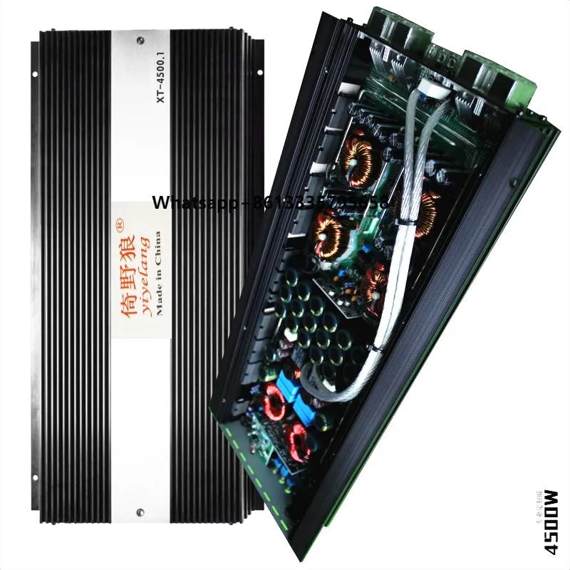 

Factory Price Hifi Stereo Sound Subwoofer 12V 2ch*1500w Car Power Amplifier