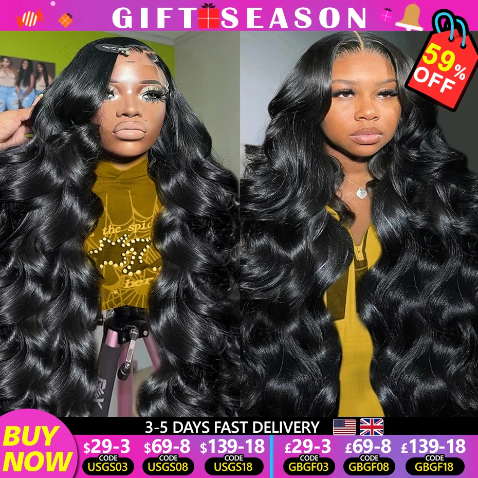 Jarin Hair 180 Density 13x6 Body Wave Lace Front Human Hair Wig Brazilian 30 32 Inch 13x4 Hd Lace Frontal Wigs   For Women