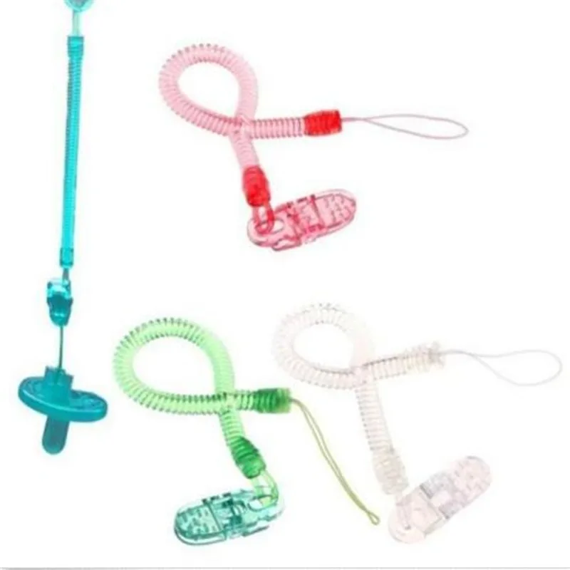 Baby Infant Feeding Dummy Pacifier Clip Extend Plasitc Nipples Baby Teething Soother Holder Strap Chain Baby Feeding Part