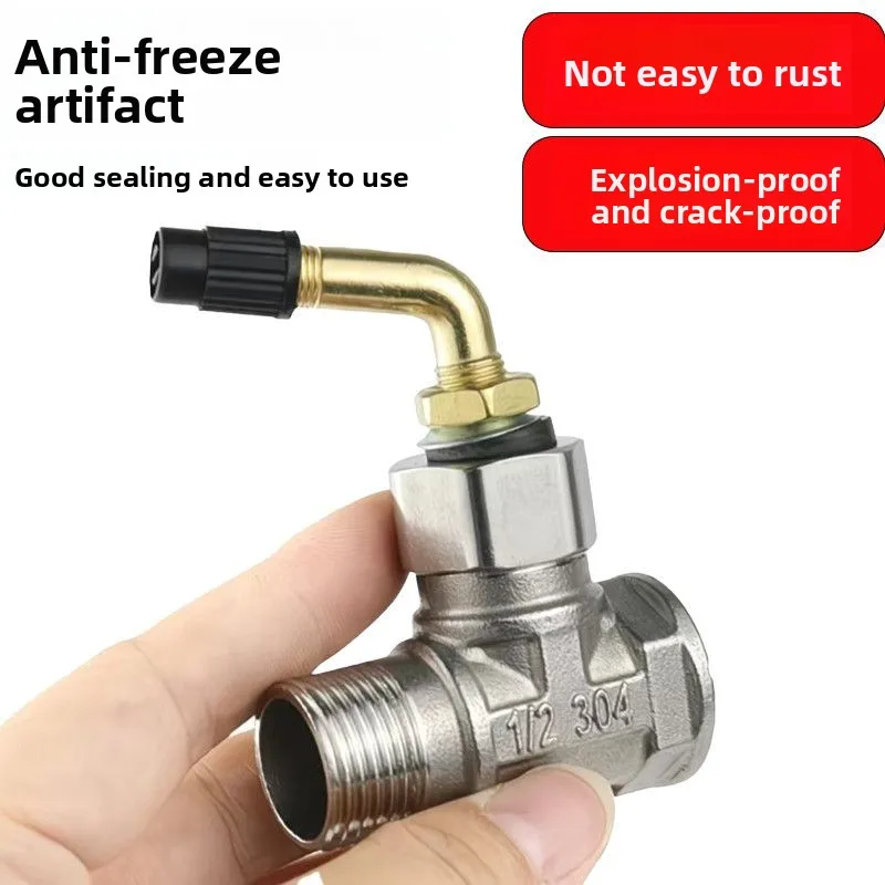 304 stainless steel faucet outdoor freeze-proof connector 3/4 1/2 Anti-freezing accessories for outdoor water use in winter
