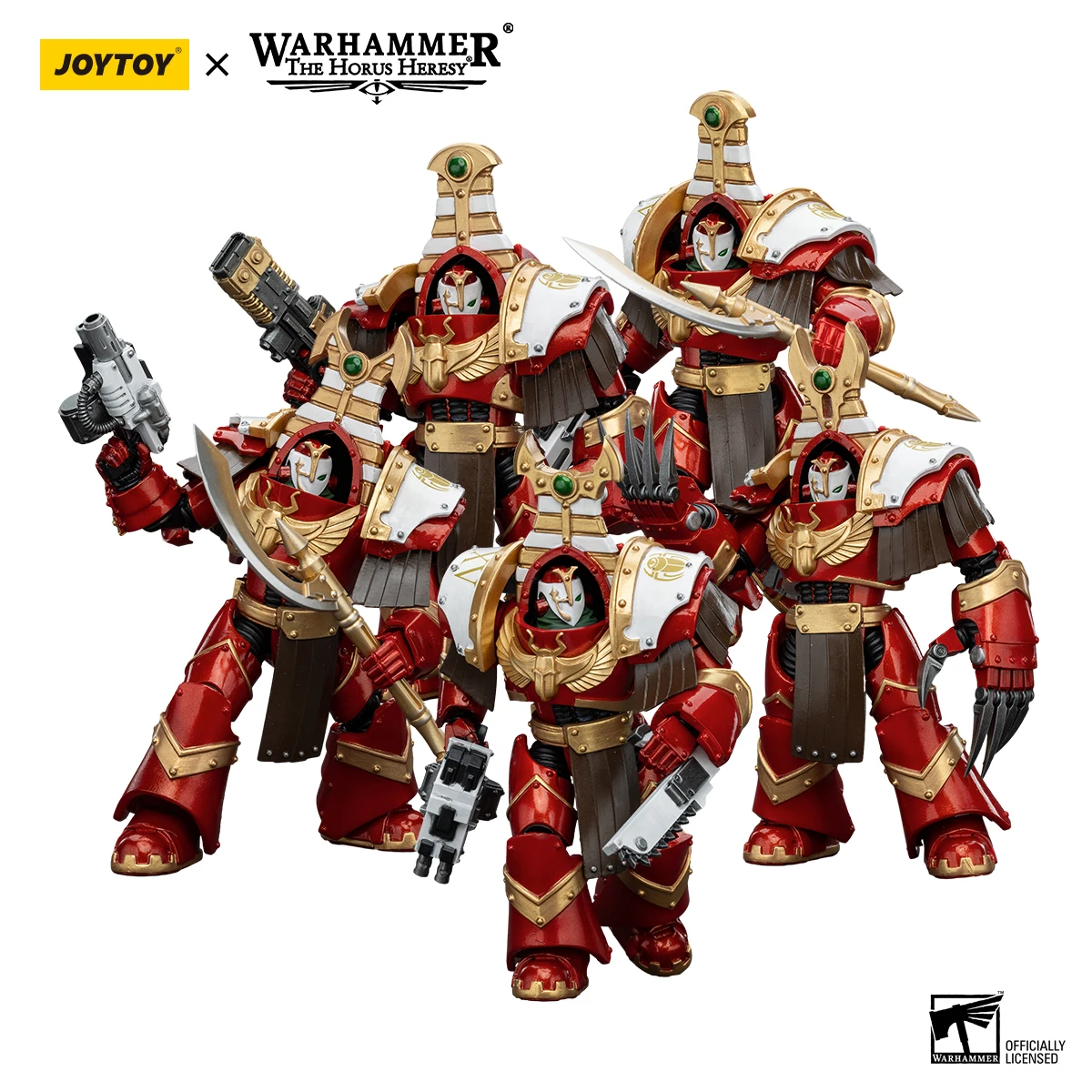 [EN STOCK] JOYTOY Warhammer 30K 1/18 figura de acción Magnus la Primarca Roja de la Ley XV colección Anime modelo de juguete