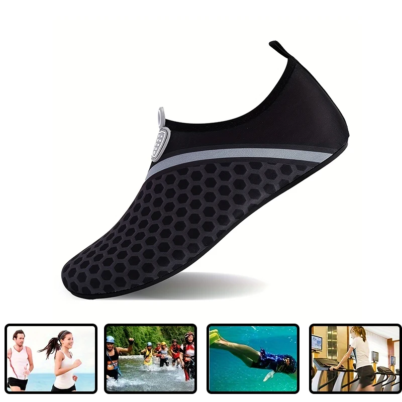 Unisex Quick-drying Barefoot Water Shoes Men Women Anti-slip Swimming Slippers Seaside Hiking Surfing Sneakers Diving Socks