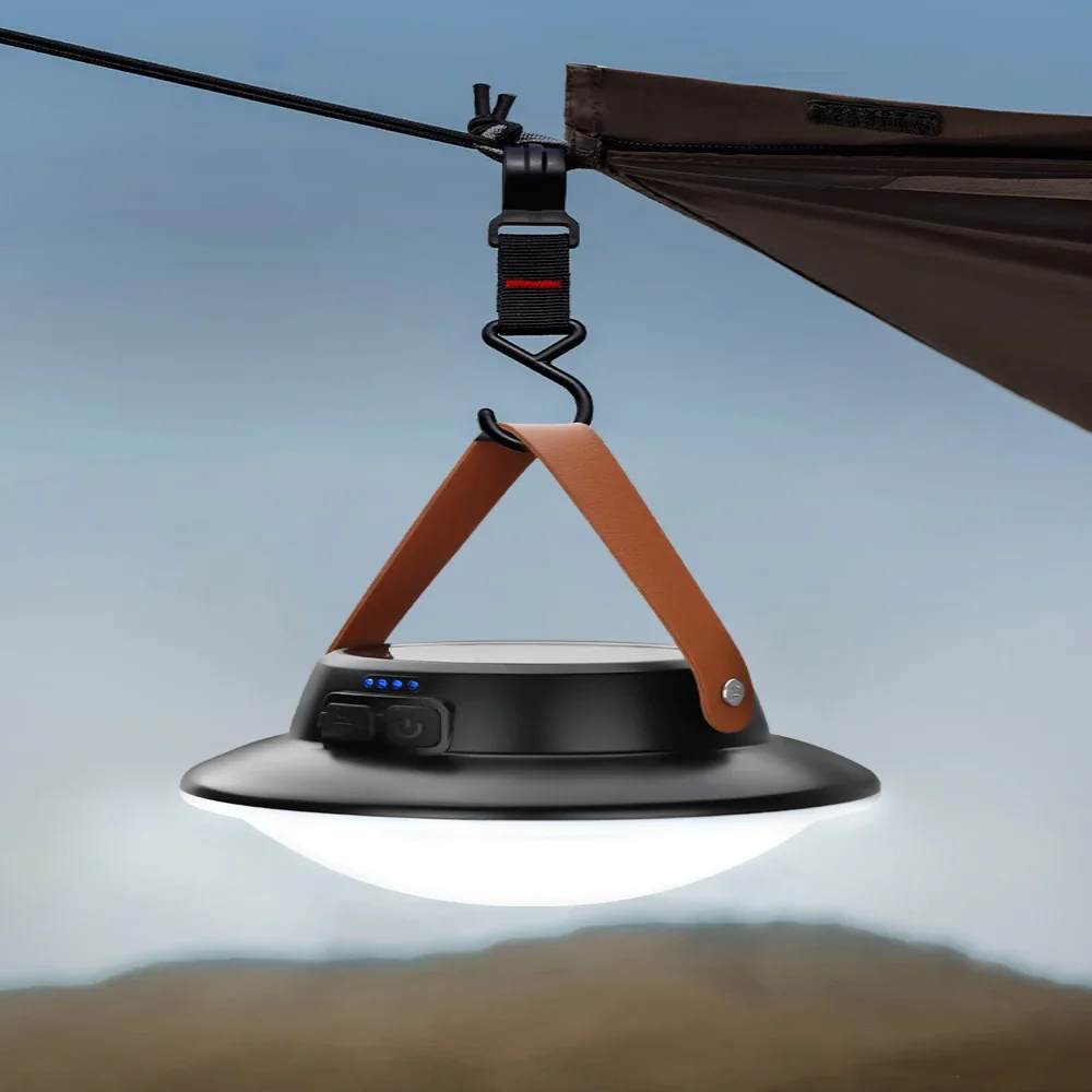 

Solar High Power Camping Light 3 Modes Rechargeable Portable Lanterns Outdoor Emergency BBQ Waterproof Tent Lighting Lamp