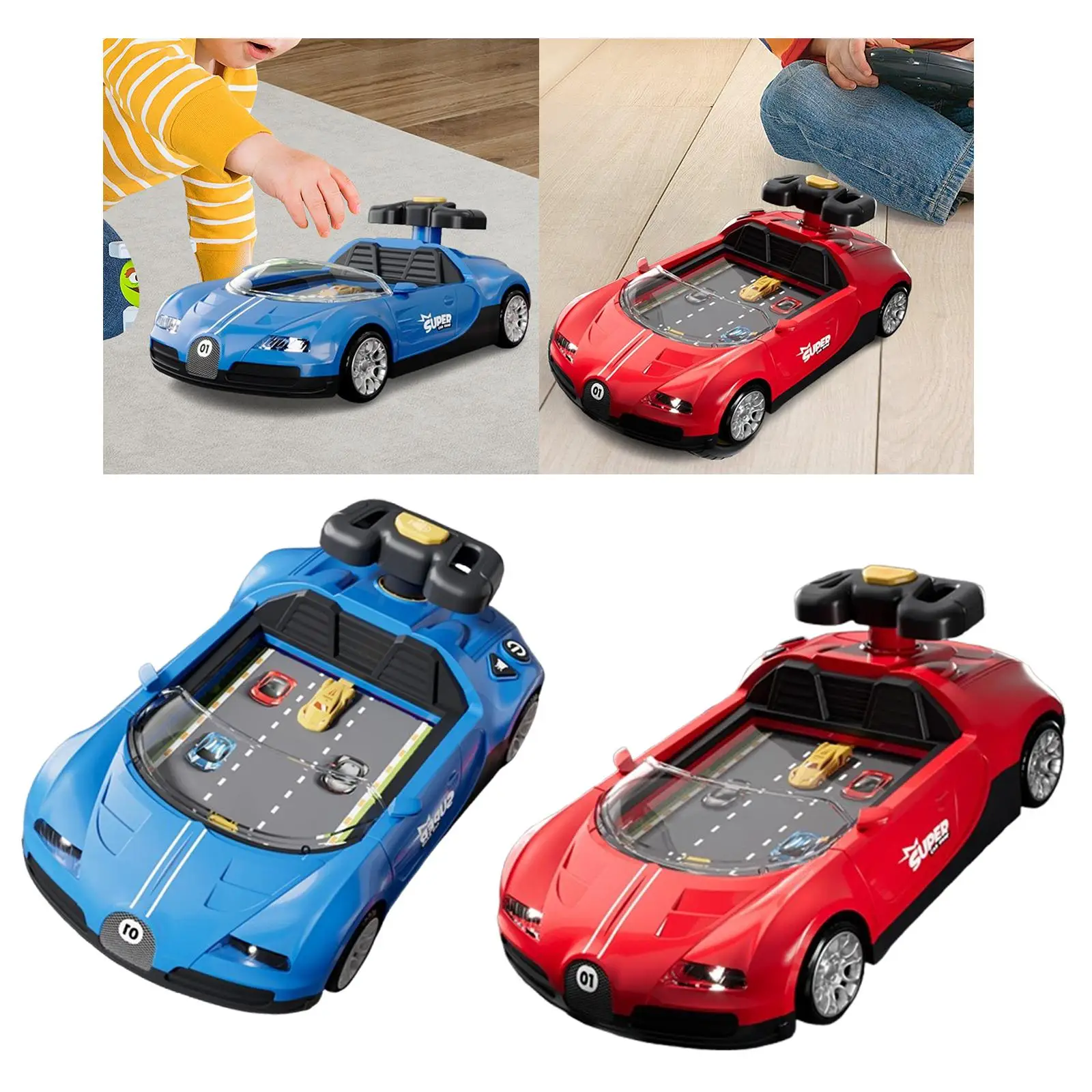 Simulated Driving Race Car Game for Girls Boys Toddlers 3 Years Old and up