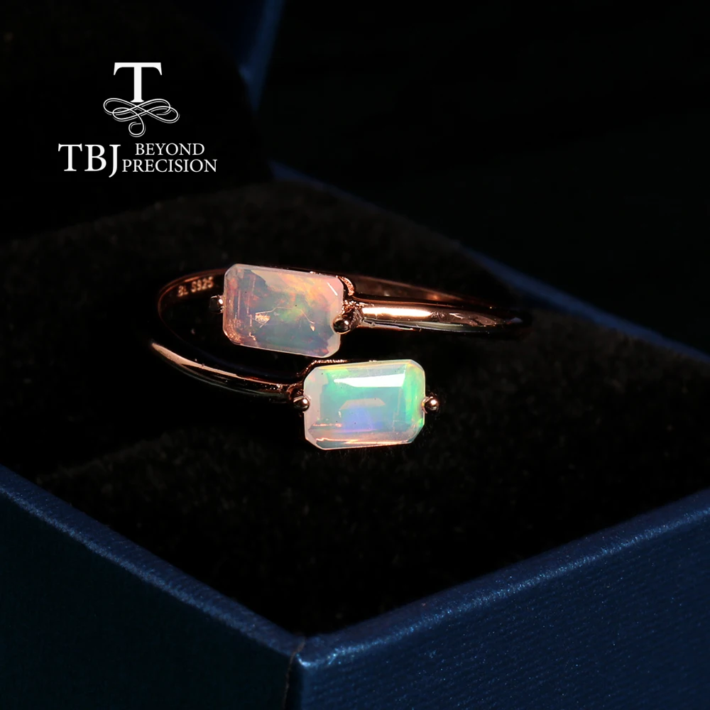 

Simple elegant 925 silver Natural Opal Ring for ladies party birthday engagement anniversary gift Everyday wear fine jewelry