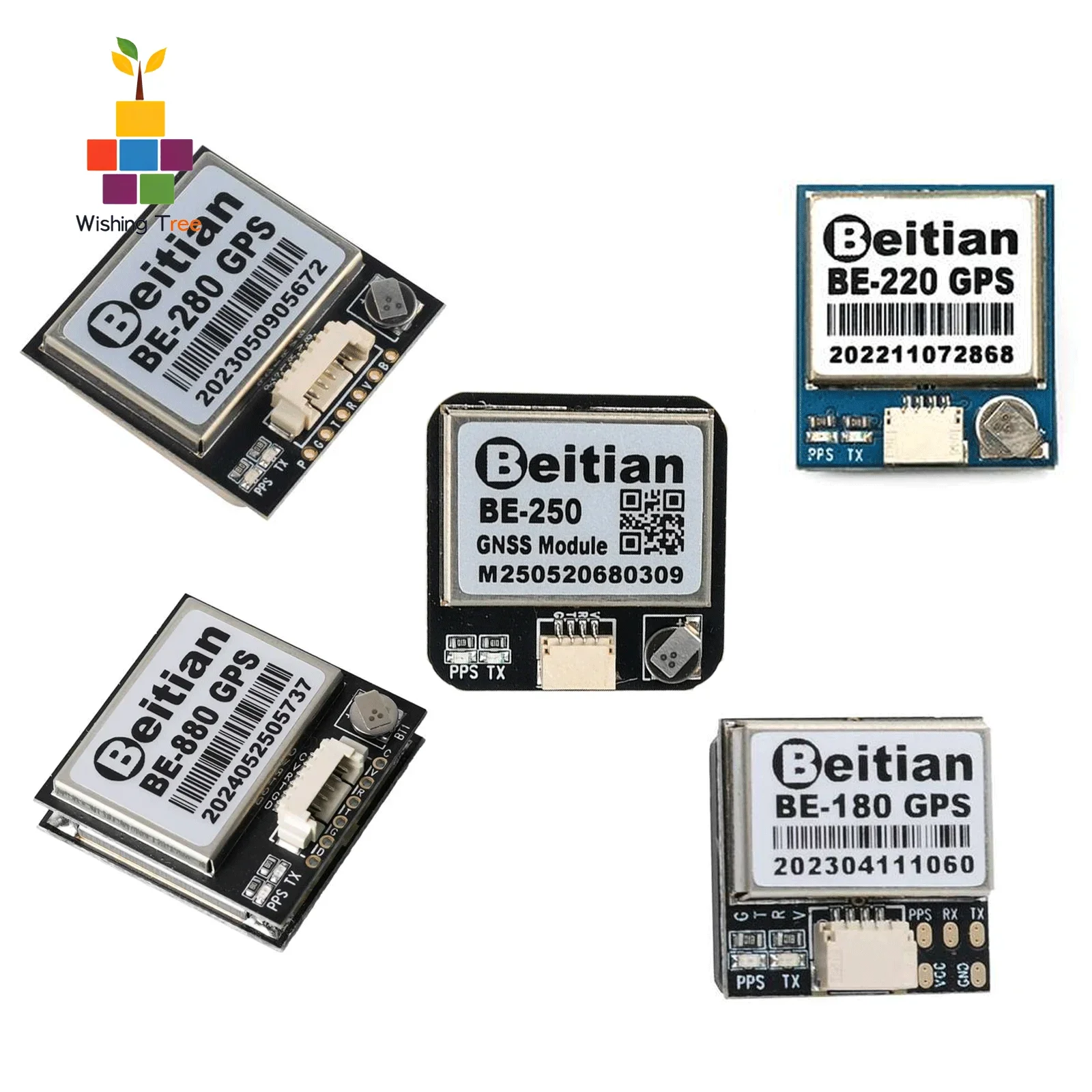 Beitian GPS Receiver Module BN-180/220/250/280/880 Multi-GNSS Support for Arduino Flight Control Drone