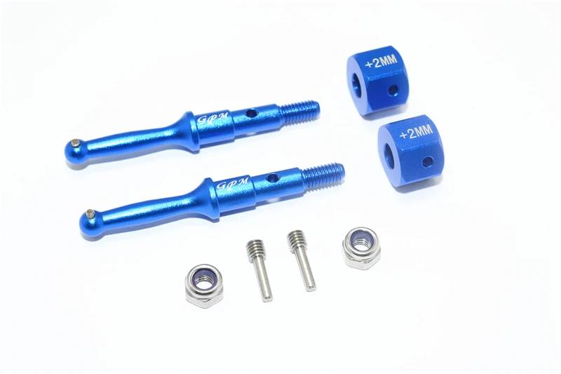 

GPM Aluminum Rear Wheel Shaft W. Hex Adapter For TAMIYA 1/8 T3-01 Dancing Rider