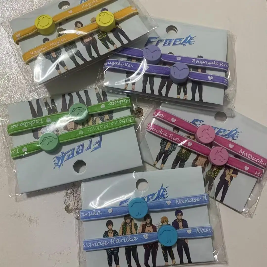 Free! Unisex Nanase Haruka Tachibana Makoto Hazuki Nagisa Animal Series China Official Authorization Silica Gel Hair Rope