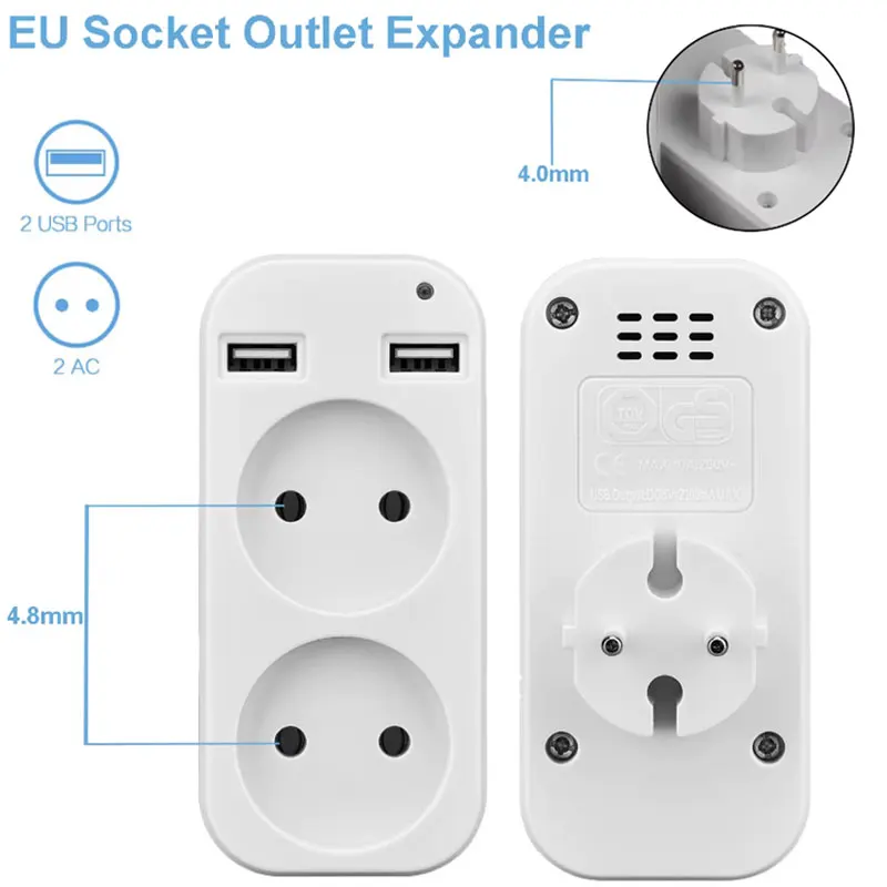 Repetidor WIFI multifuncional, mejora de señal WIFI, expansión WIFI. Control de versión WIFI, compatible con iOS y Android.