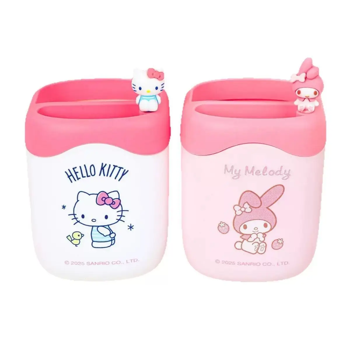 سانريوس ميلودي Kawaii حامل قلم مكتبي فتاة جديدة القلب الكرتون طالب الأطفال دراسة المنزلية مكتب صندوق تخزين الأدوات المكتبية #5