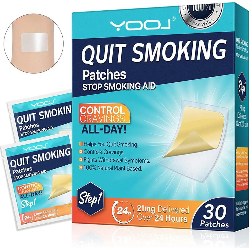 

Smoking cessation patches: 30 health patches to assist tobacco control N EWW
