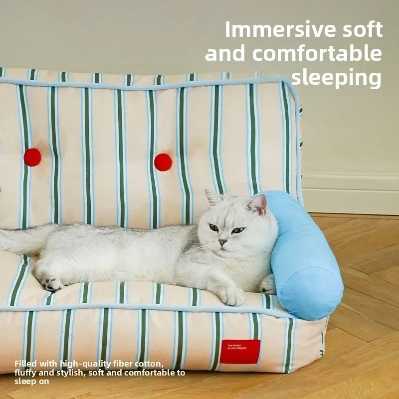 Summer Kennel Pet Sofa Bed Removable Large Dog Pet Bed Small Dog Teddy Cool Cat Nest