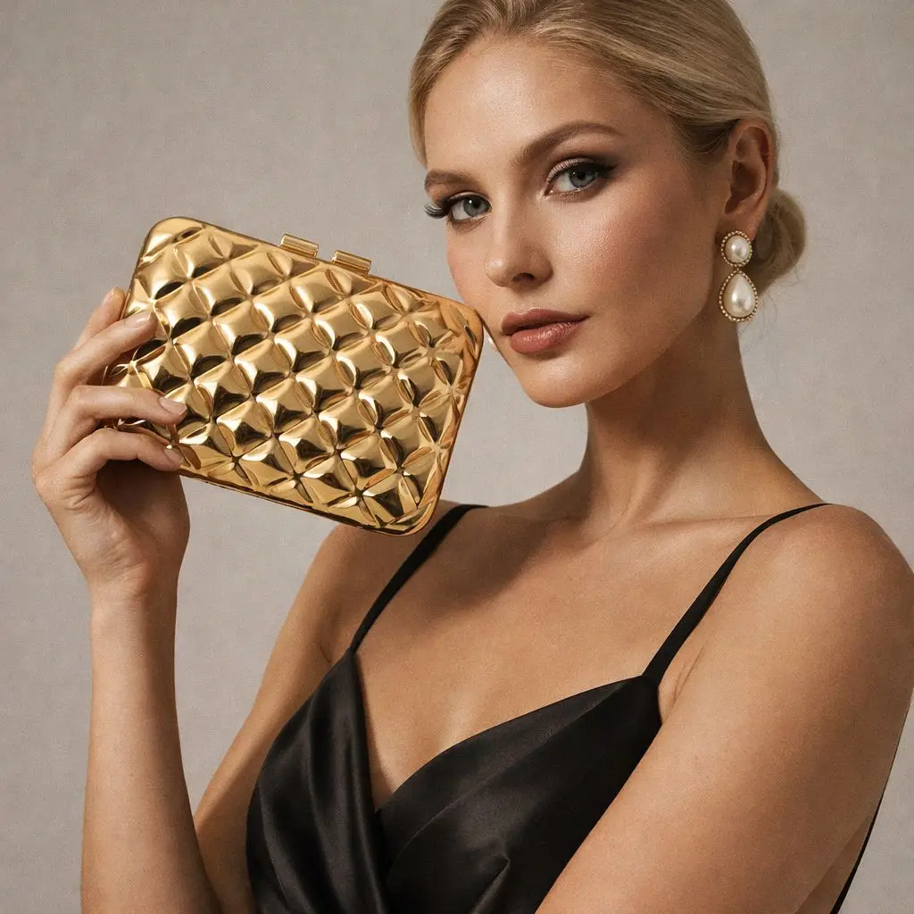 

New styling pineapple iron box dinner bag gift fashion personality celebrity dinner