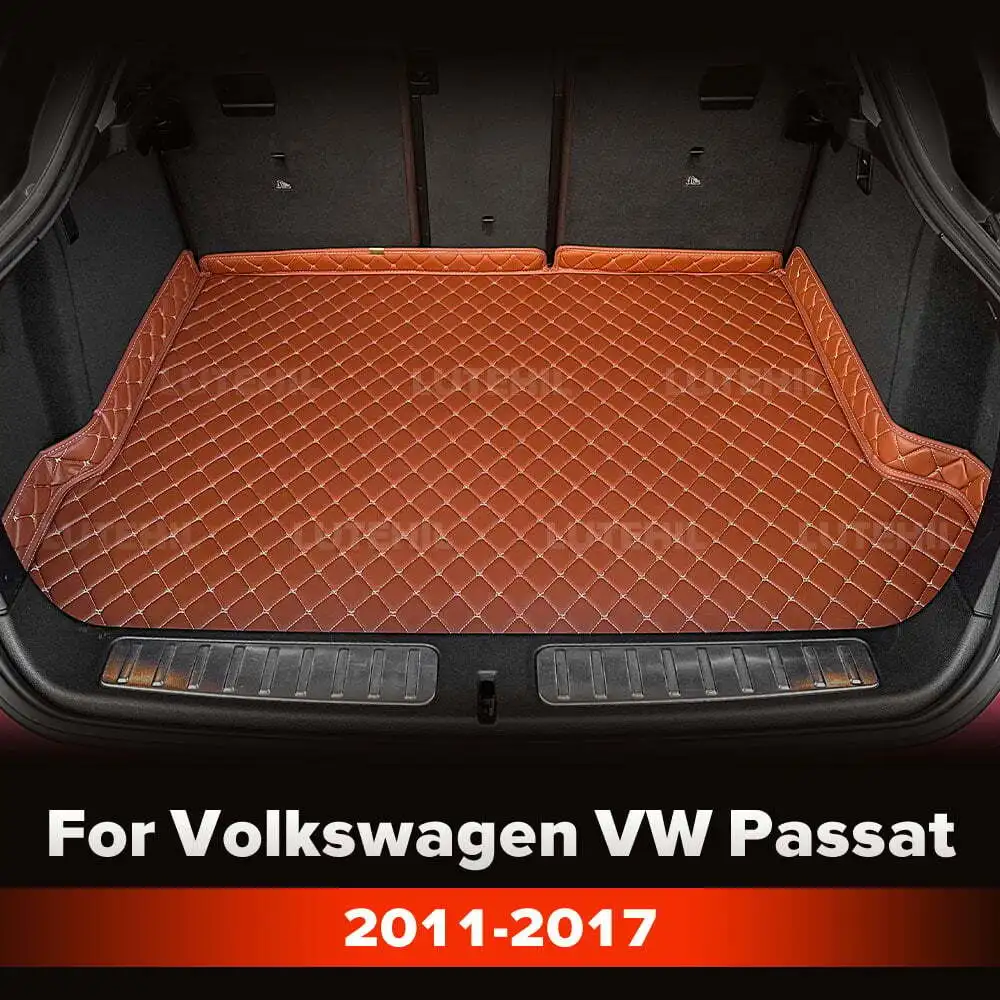 

Для Volkswagen VW Passat 2011-2017 изготовленный на заказ коврик в багажник автомобиля, антигрязная накладка, защитный коврик, грузовой вкладыш, авто аксессуары для интерьера