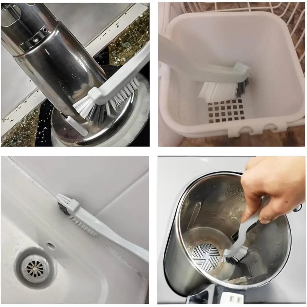 Angle Cleaning Brush for Sink, Dish Pot Pan Edges, Stiff Bristles for Deep Cleaning in Small Spaces - view 4