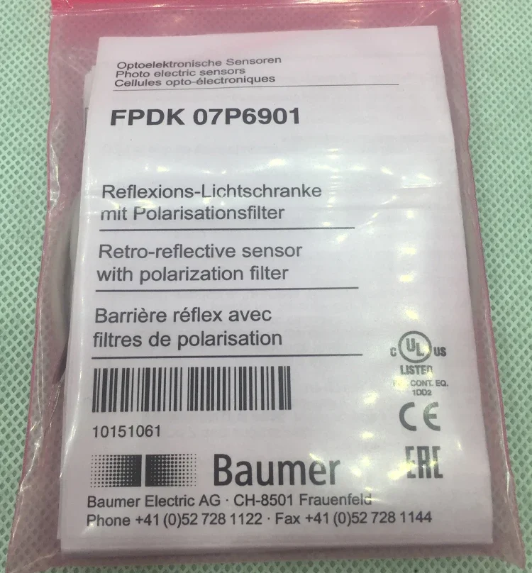 New Original mirror reflective photoelectric sensor FPDK 07P6901FPDK 07P6901KS35
