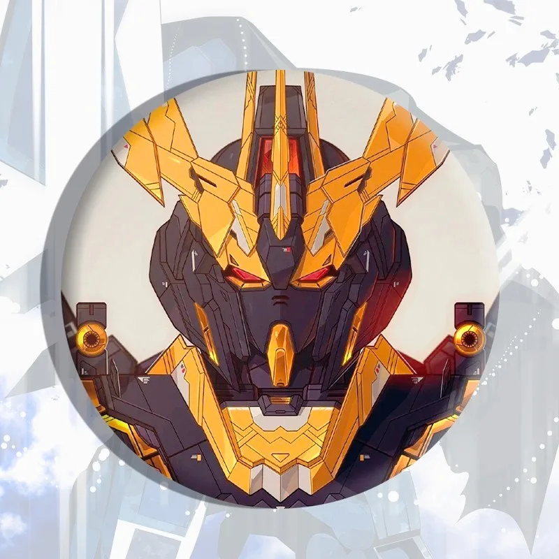 Broche Original de dibujos animados de Anime japonés Gundam, figuras de acción de Anime, insignia de dibujos animados, funda para ropa, accesorios de decoración, regalos para niños