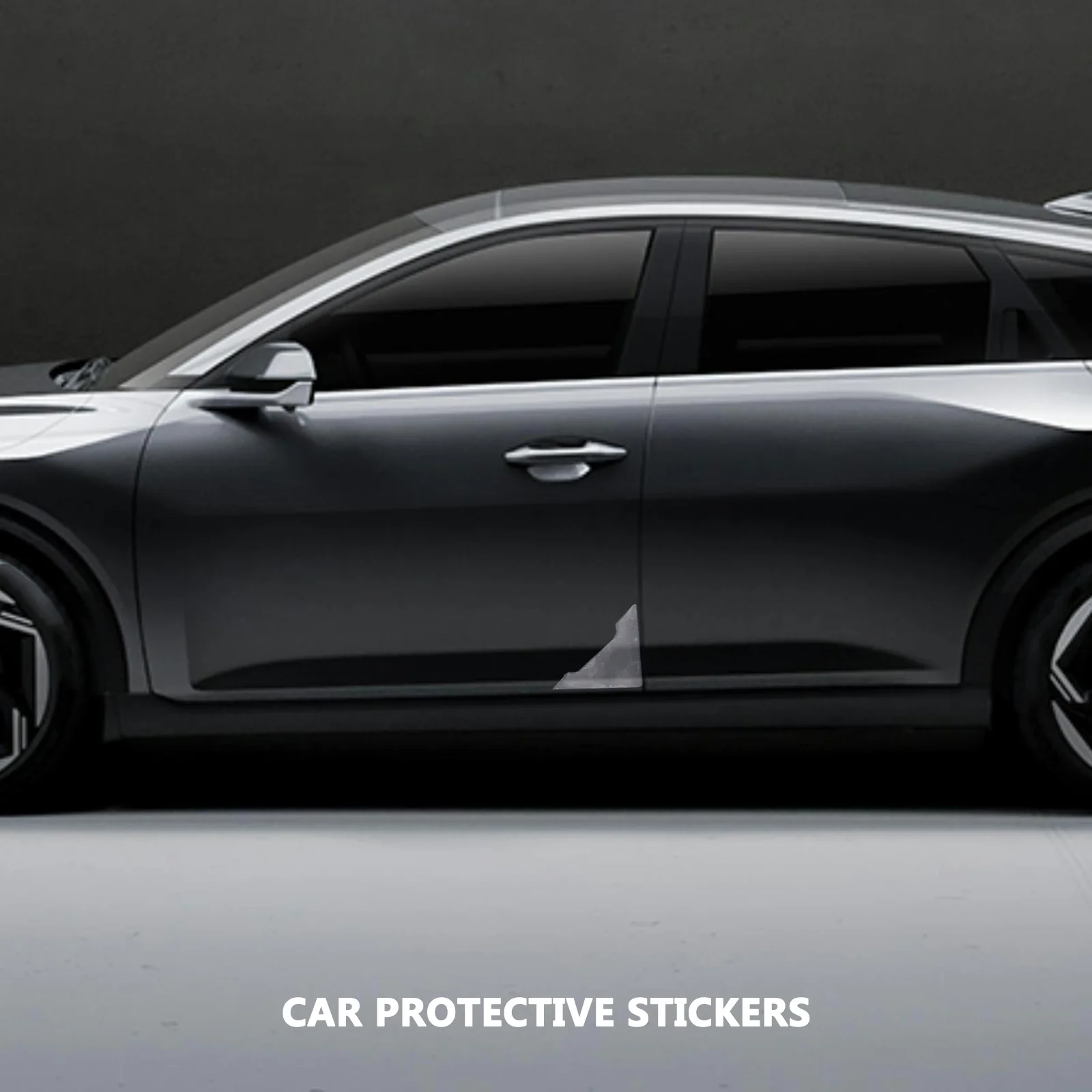 4Pcs Car Door Edge Guard Anti Collision Transparent Silicone Door Corner Protector Bumper Guard Scratch Prevention