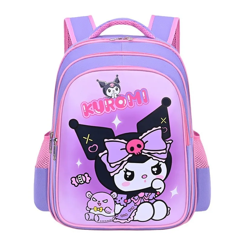 Kuromi Student Bag Girl Leisure Large Capacity My Melody Backpack Child Backpack Sanrios Anime Figure Waterproof Kawaii Cartoon