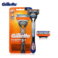 Gillette Fusion 5 Razor for Men 5 Layer Razor Blade with Lubrastrip More Comfortable Shave Blade Refills Cartridge+Razor Handle
