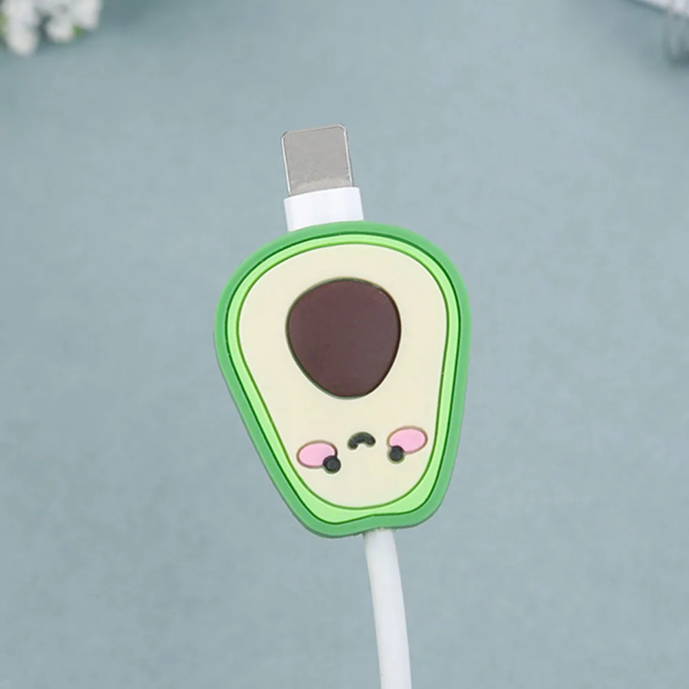 Cute Fruit-shaped Data Cable Protector For Mobile Phones For iPhone Samsung Xiaomi Charger Cable Organizer Data Cable Protector