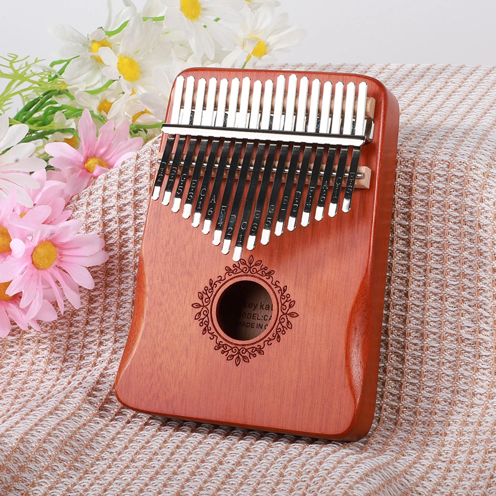 17 21 Keys Kalimba Finger Piano Kalimba 17 21 Keys Thumb Piano Keyboard Musical Instrument Mbira for Beginner Music Lover 