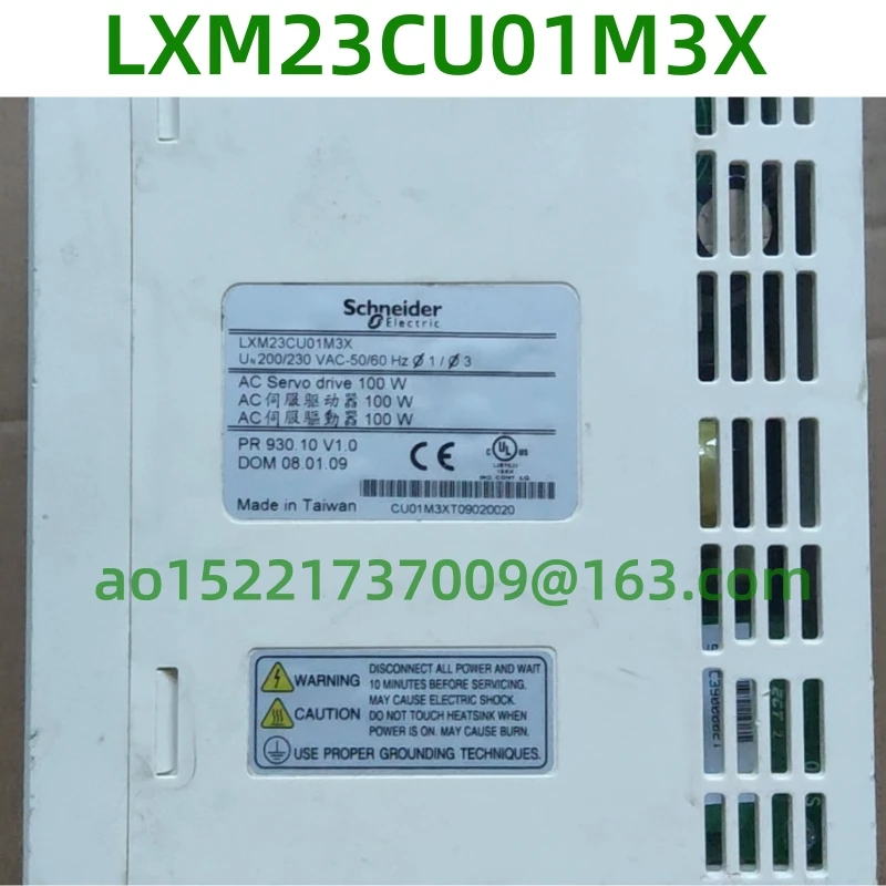 Original Second-hand 9-layer new test is 100% OK LXM23CU01M3X AC 100W lxm23cu01m3x 0.1kw