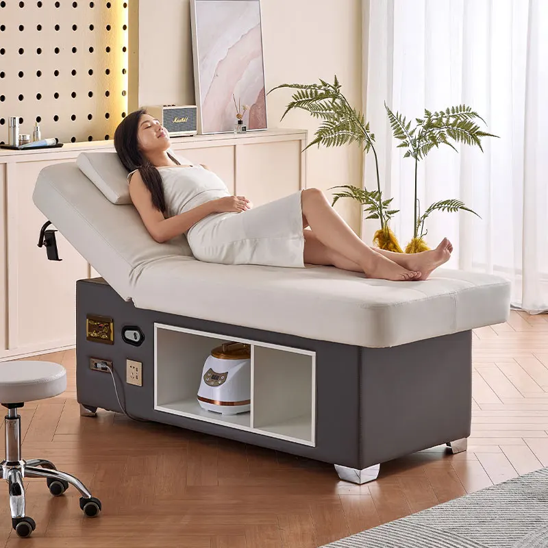 High-grade electric beauty bed lift beauty salon special multi-functional massage SPA treatment bed