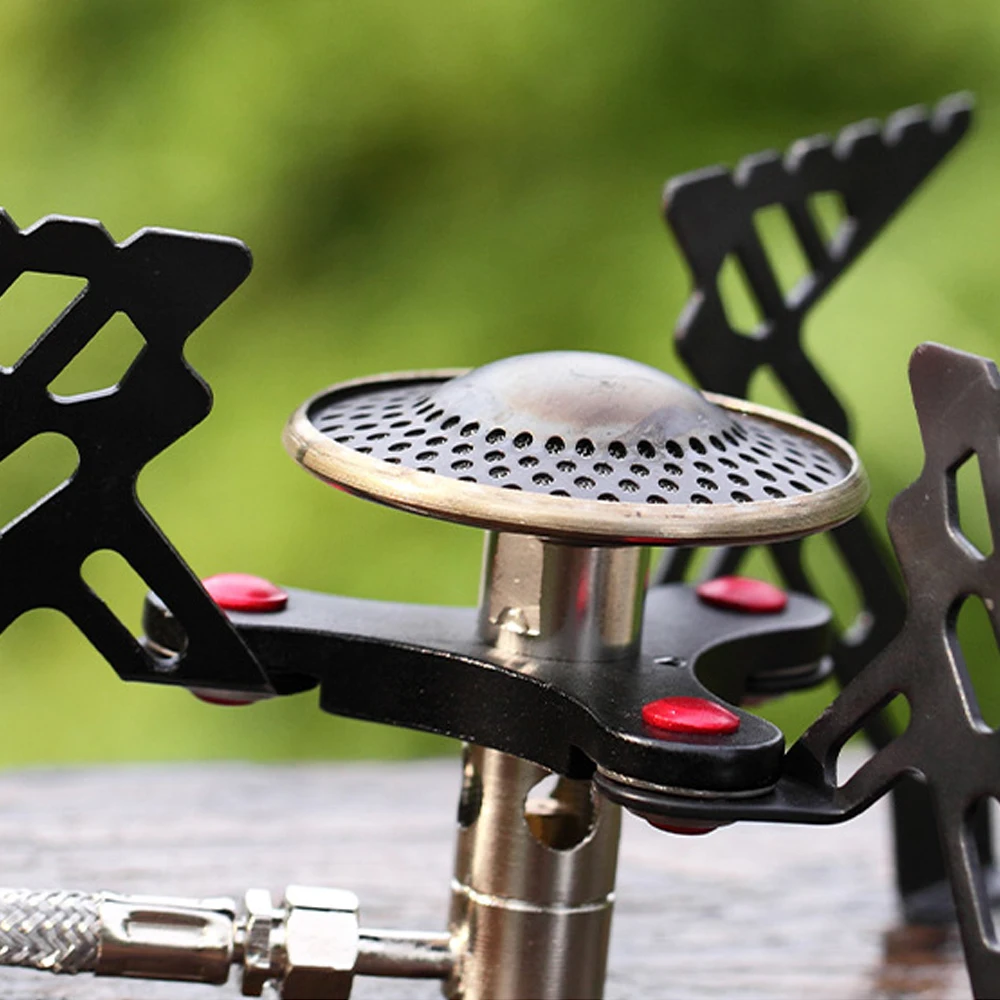 موقد غاز محمول للتخييم ، موقد قابل للطي ، حقائب الظهر الخارجية ، لوازم ومعدات المشي لمسافات طويلة