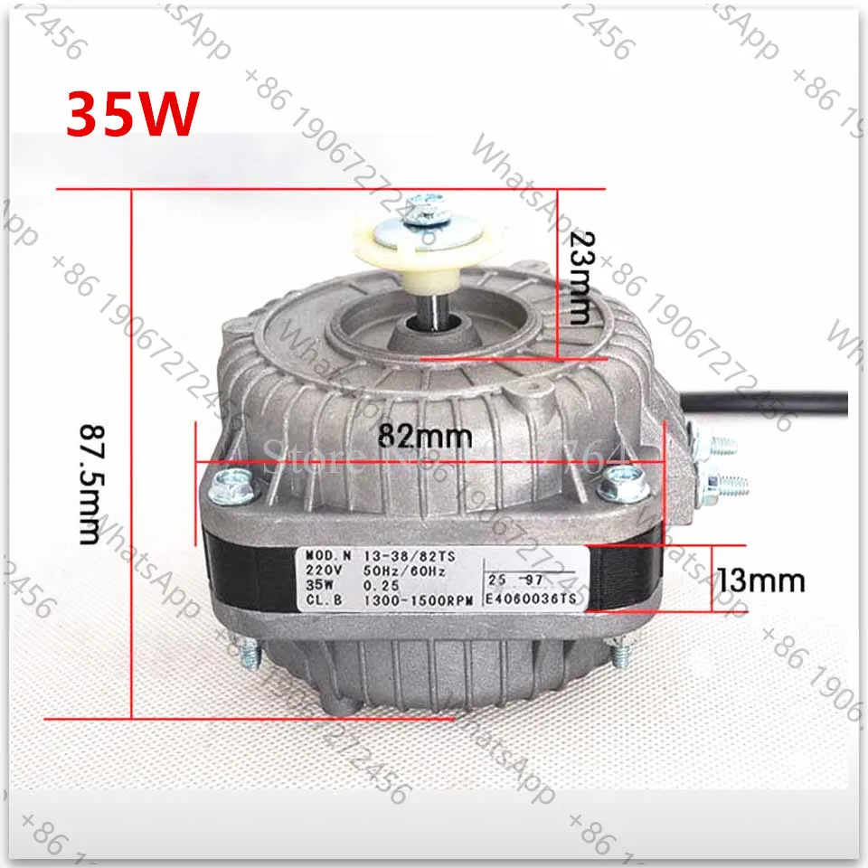 good working High-quality for 35W 220V-240V Refrigerator motor freezer motor + Plastic fan blade