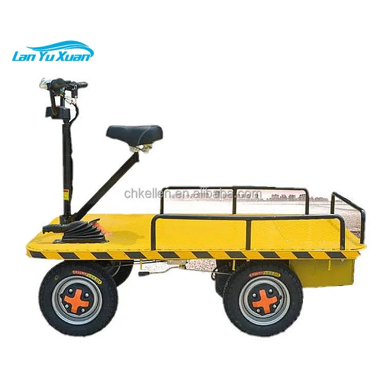 

Multifunctional long working life logistics transport electric flat car