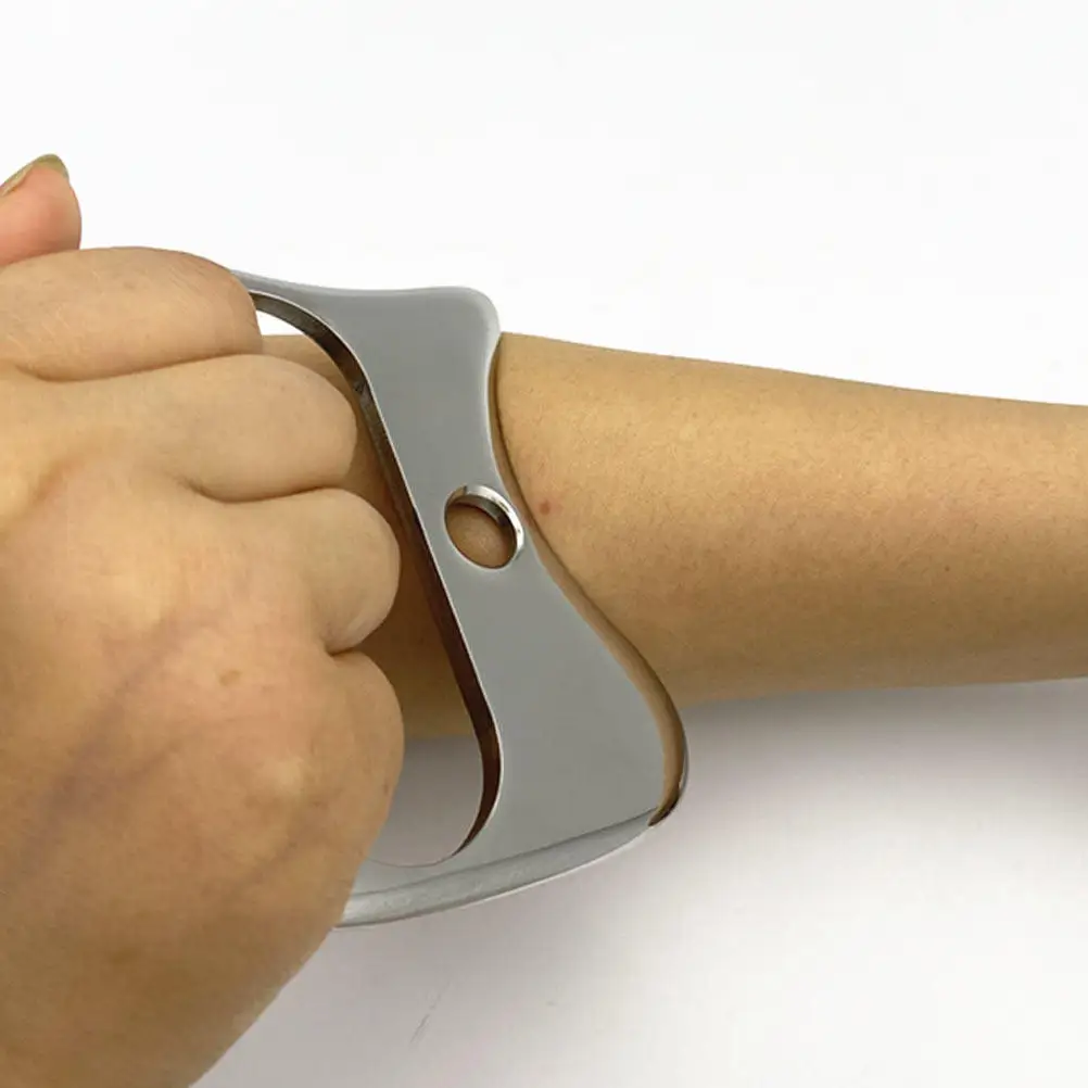 

Guasha Massage Board Stainless Steel Body Scraper For Back Neck Shoulders Legs Detox Lymphatic Drainage Skin Tool