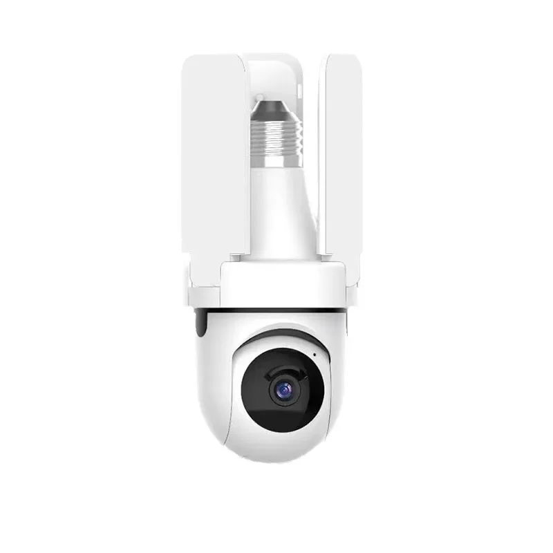 Камера с лампочкой 2MP/4MP E27 E26 Камера наблюдения ночного видения Wi-Fi IP-камера домашней безопасности AI Обнаружение людей и транспортных средств