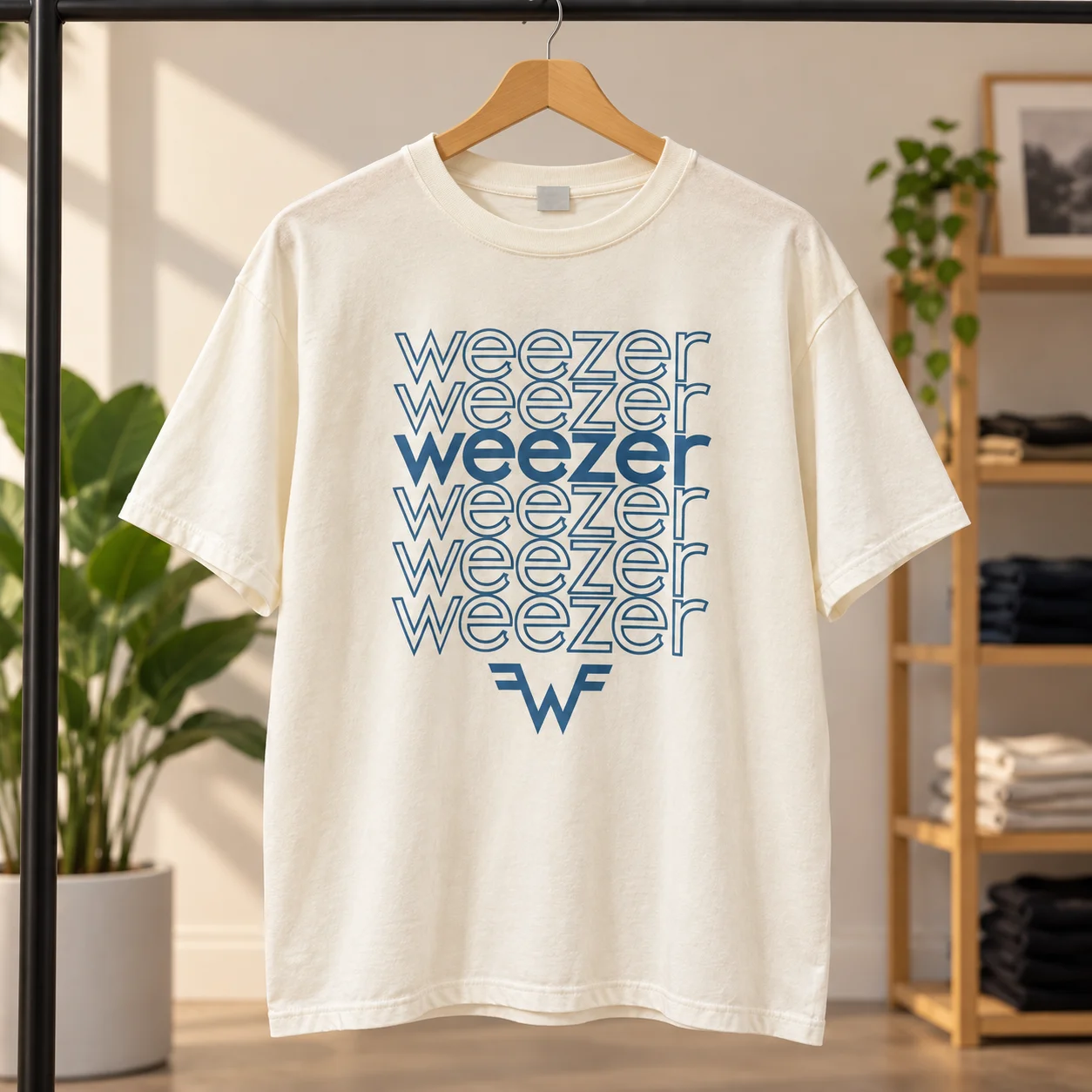 Punk Retro Band Tee Weezer T Shirt Since 1992 Computer Band Tee Alt Punk Rock Streetwear Print Casual Loose T Shirts Unisex