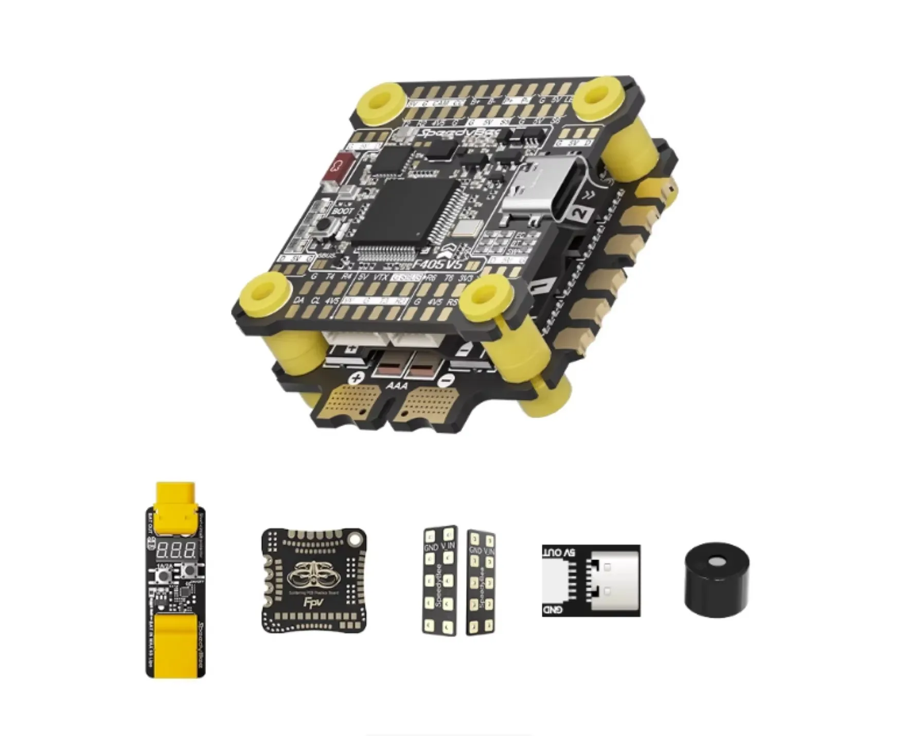 TOPesSpeedyBee F405 V5 OX32 55A 30x30 Model Aircraft FC ESC Stack Flight Controller For RC Freestyle FPV Racing Drones