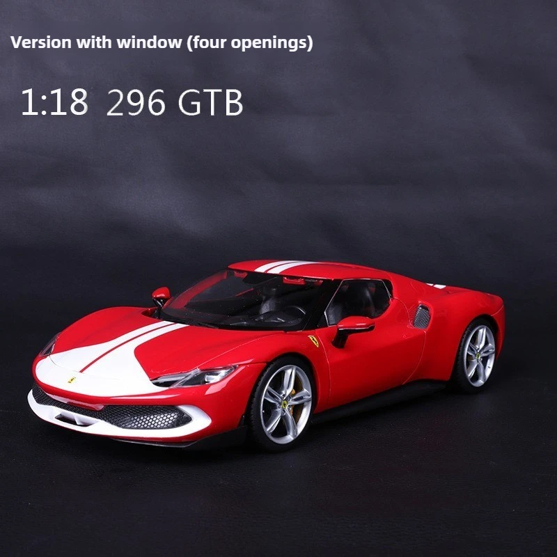 1:18 Bburago Ferrari Sf90 Spider Sf90 Stradale Sport Car Alloy Luxury Vehicle Diecast Model Edition Toy Collection Ornament Gift