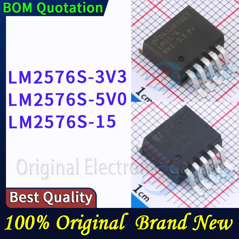 

LM2576S-3V3 LM2576S-5V0 LM2576S-15 В наличии Оригинальные высококачественные компоненты