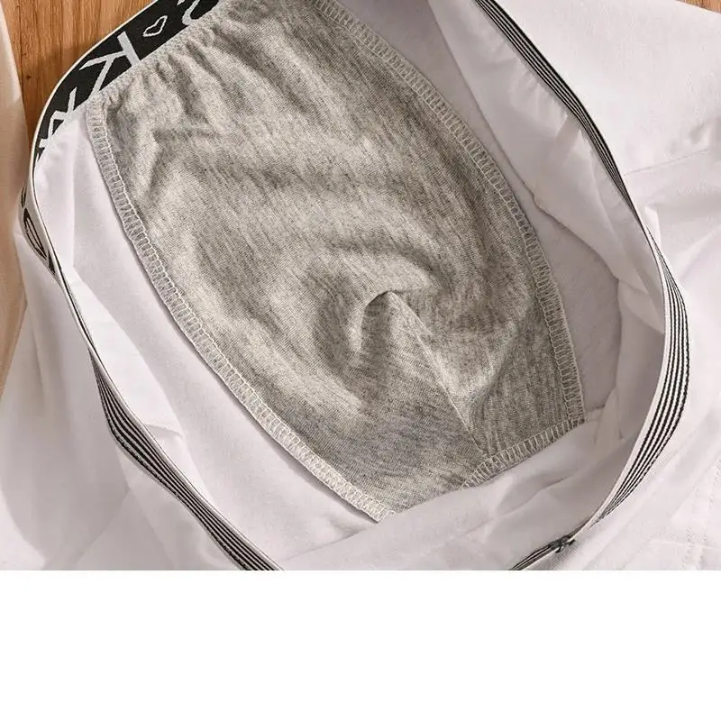 3Pcs Men\'s Boxer Shorts Cotton Underwear Solid Underpants Sexy Panties Male Breathbale Lingerie Plus Size L-6XL Wholesale Lots
