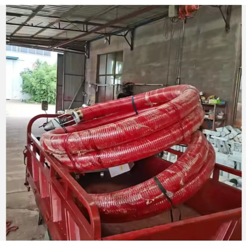 Low price Made in China  Explosive Model Plastic Soft Pipe Small Farm Portable Grain Granule Powder Flexible Screw Conveyor