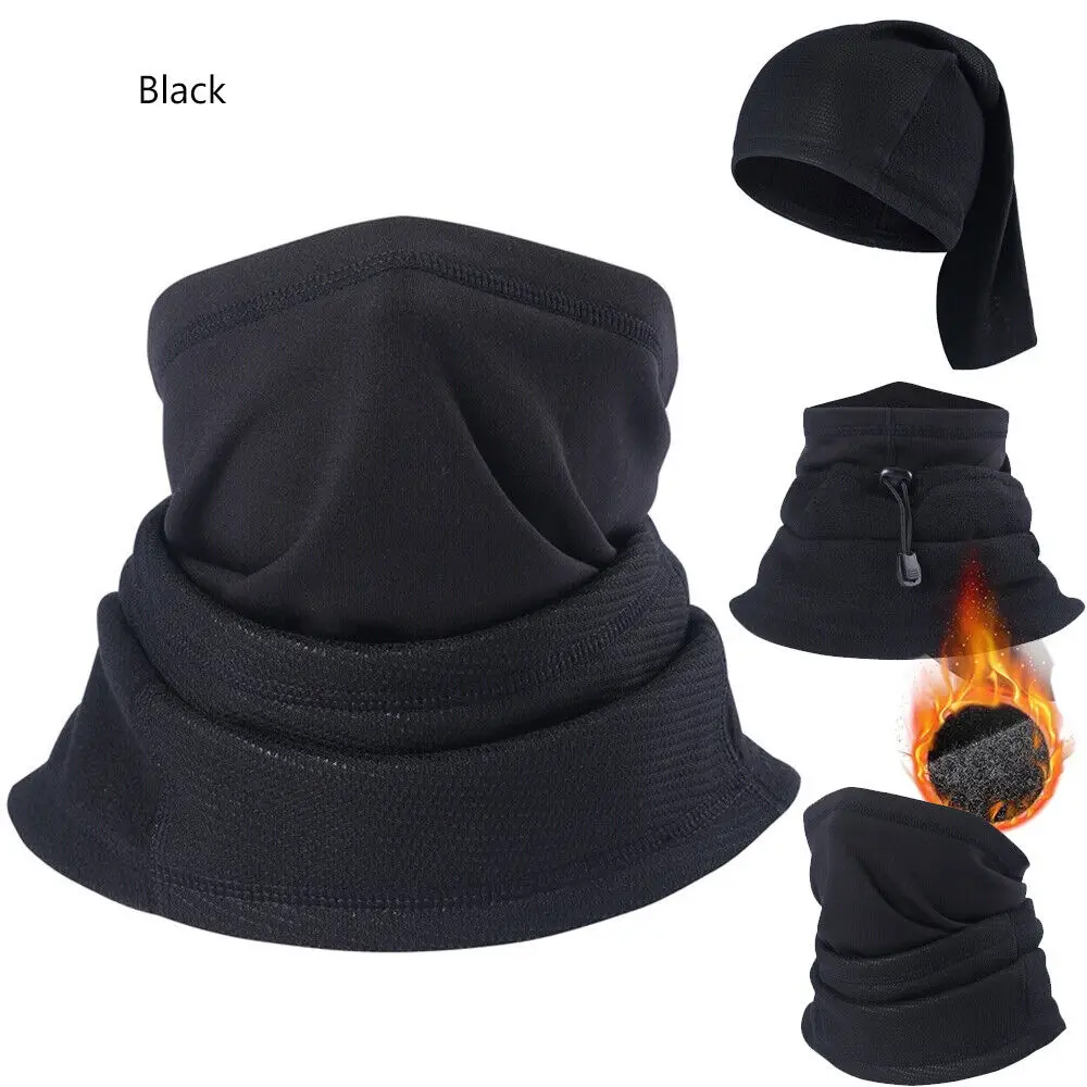 Máscara facial balaclava chapéu pescoço pesca escudo sol gaiter headwear 3 em 1 função