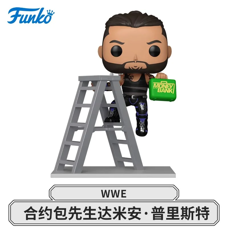 Подлинное издание FUNKO POP 《WWE Money in The Bank Damian Priest》Action Desktop Decoration Ornament Модель игрушки Коллекционная модель